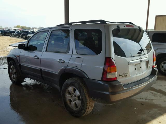 4F2YZ04133KM25927 - 2003 MAZDA TRIBUTE LX SILVER photo 3