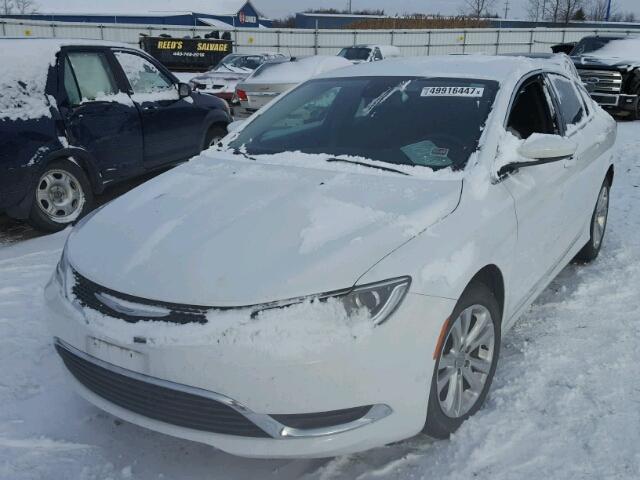 1C3CCCAB9FN574845 - 2015 CHRYSLER 200 LIMITE WHITE photo 2