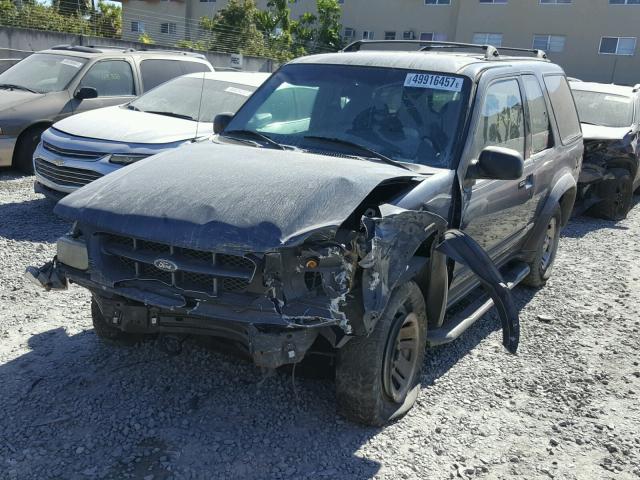 1FMYU60EXYUA43539 - 2000 FORD EXPLORER S BLUE photo 2