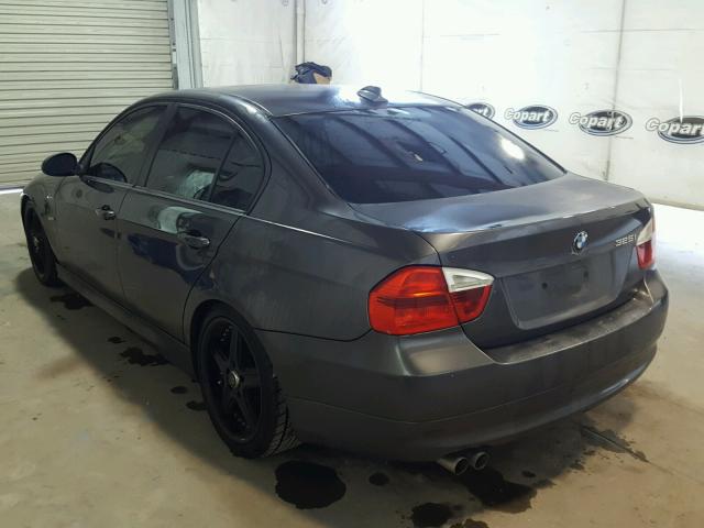 WBAVB17596NK30099 - 2006 BMW 325 I AUTO CHARCOAL photo 3