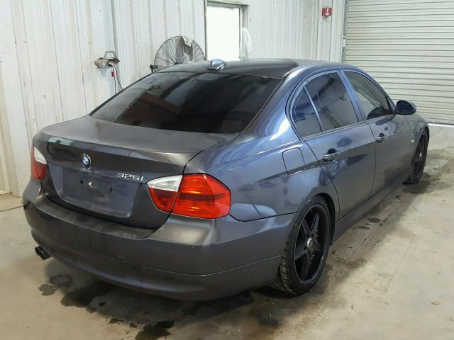 WBAVB17596NK30099 - 2006 BMW 325 I AUTO CHARCOAL photo 4