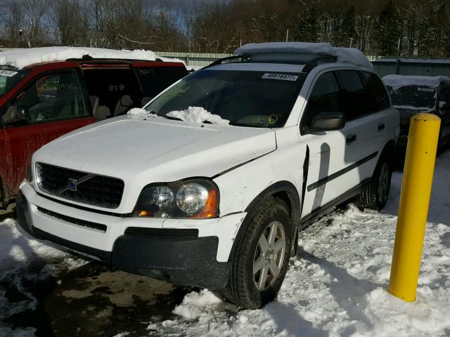 YV1CZ592051210680 - 2005 VOLVO XC90 WHITE photo 2