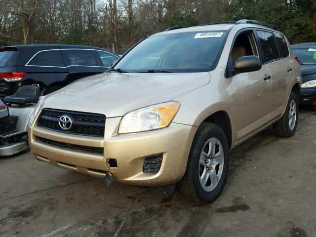 2T3ZF4DV9BW097166 - 2011 TOYOTA RAV4 GOLD photo 2