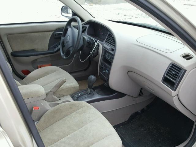 KMHDN45D43U638010 - 2003 HYUNDAI ELANTRA GL TAN photo 5