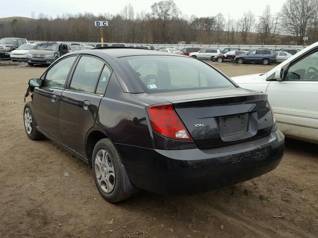 1G8AJ52F75Z177223 - 2005 SATURN ION LEVEL BLACK photo 3