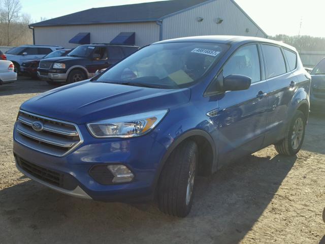 1FMCU0GD4HUB77158 - 2017 FORD ESCAPE SE 蓝色 照片 2