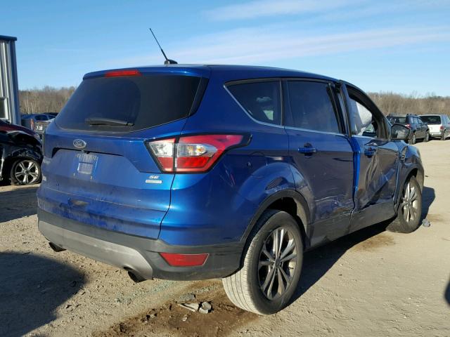 1FMCU0GD4HUB77158 - 2017 FORD ESCAPE SE BLUE photo 4