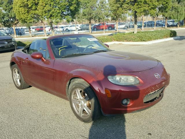 JM1NC25F170129753 - 2007 MAZDA MX-5 MIATA BURGUNDY photo 1