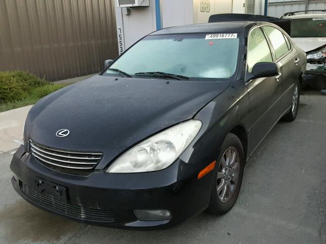 JTHBF30G730099859 - 2003 LEXUS ES 300 BLACK photo 2