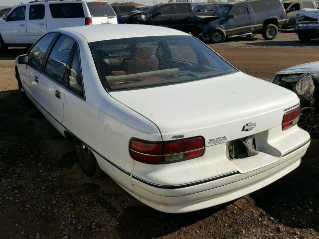 1G1BN53E5MW188024 - 1991 CHEVROLET CAPRICE CL WHITE photo 3