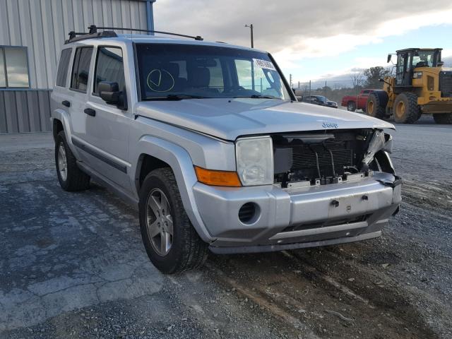 1J8HG48N26C244688 - 2006 JEEP COMMANDER SILVER photo 1