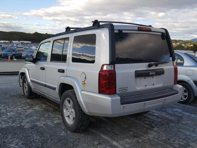 1J8HG48N26C244688 - 2006 JEEP COMMANDER SILVER photo 3