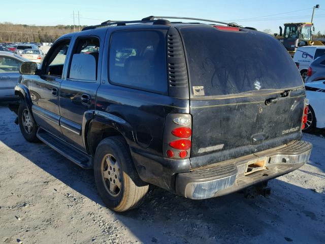 1GNEK13T61J103373 - 2001 CHEVROLET TAHOE K150 BLACK photo 3