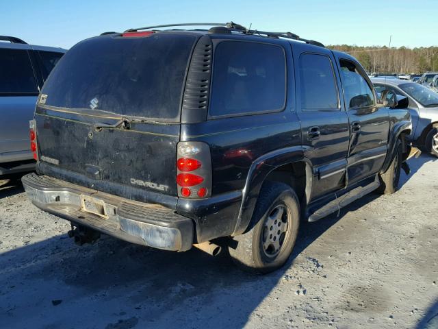 1GNEK13T61J103373 - 2001 CHEVROLET TAHOE K150 BLACK photo 4