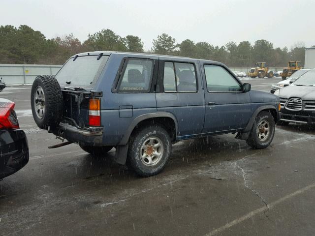 JN8HD17Y5MW036136 - 1991 NISSAN PATHFINDER BLUE photo 3