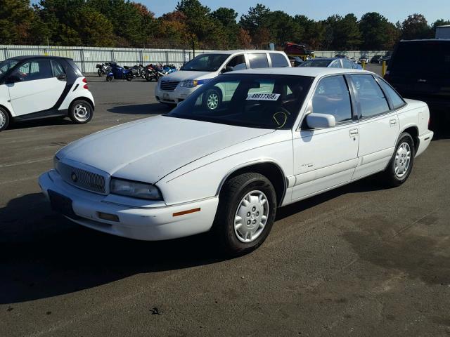 2G4WB52KXT1401236 - 1996 BUICK REGAL CUST WHITE photo 2