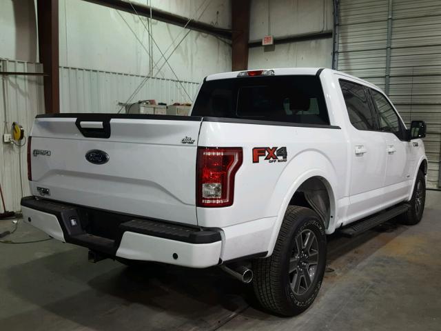 1FTEW1EG3HKE36003 - 2017 FORD F150 SUPER WHITE photo 4