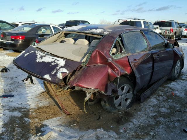 2G1WT55K479159542 - 2007 CHEVROLET IMPALA LT PURPLE photo 4