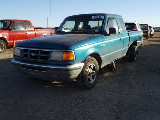 1FTCR14X4RPB10716 - 1994 FORD RANGER SUP TEAL photo 2