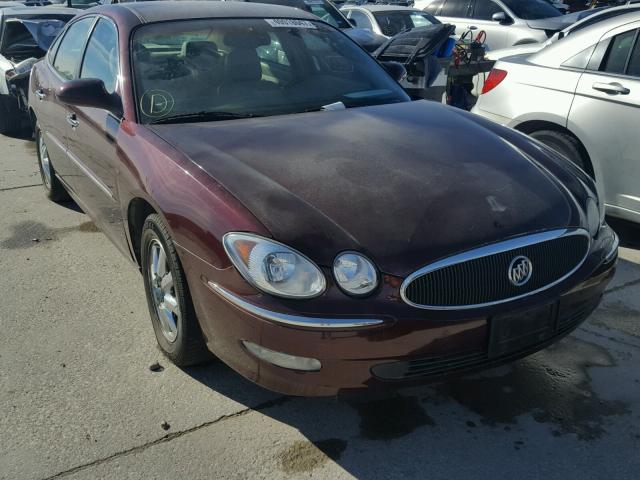 2G4WD582161270848 - 2006 BUICK LACROSSE C BURGUNDY photo 1