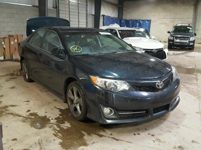 4T1BK1FK5CU503422 - 2012 TOYOTA CAMRY SE BLUE photo 1