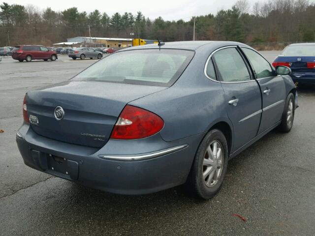 2G4WD582361313196 - 2006 BUICK LACROSSE C BLUE photo 4