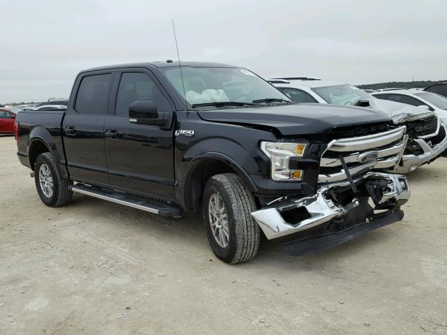 1FTEW1EF2GKD28851 - 2016 FORD F150 SUPER BLACK photo 1