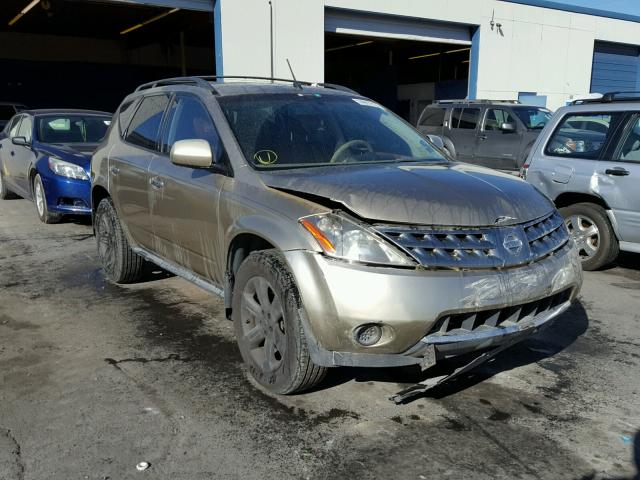 JN8AZ08T06W420196 - 2006 NISSAN MURANO SL GOLD photo 1