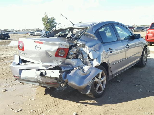 JM1BK12F761477702 - 2006 MAZDA 3 I GRAY photo 4