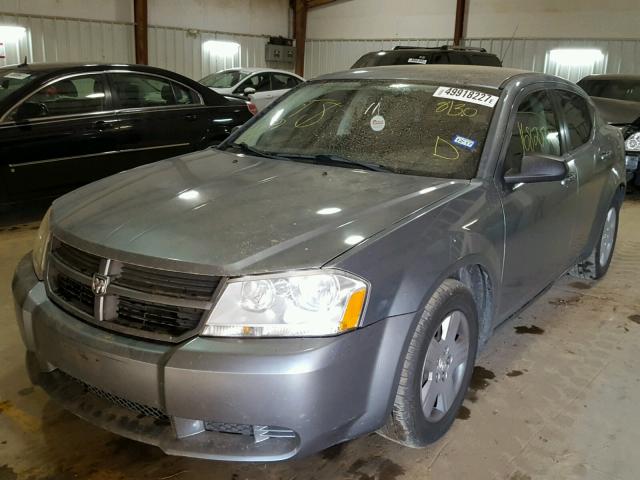 1B3CC4FDXAN128130 - 2010 DODGE AVENGER SX GRAY photo 2