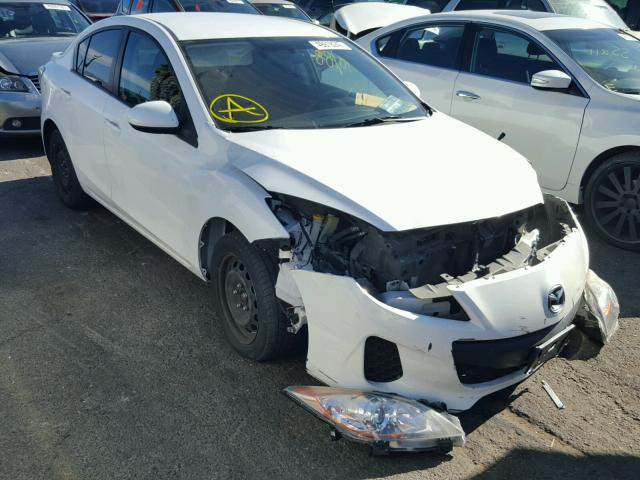 JM1BL1TG7D1818632 - 2013 MAZDA 3 I WHITE photo 1