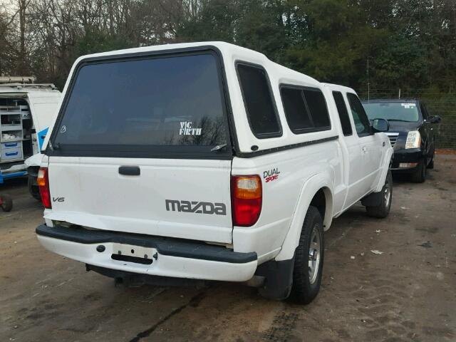 4F4YR16U74TM04188 - 2004 MAZDA B3000 CAB WHITE photo 4