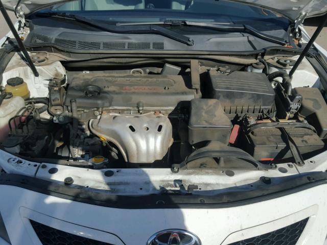 4T1BE46K39U911189 - 2009 TOYOTA CAMRY BASE WHITE photo 7