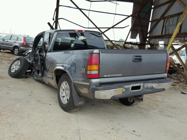 2GCEK19T4Y1118684 - 2000 CHEVROLET SILVERADO GRAY photo 3