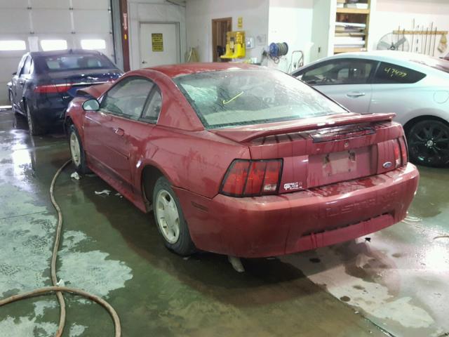 1FAFP4049XF144417 - 1999 FORD MUSTANG RED photo 3