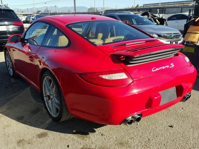 WP0AB29959S721184 - 2009 PORSCHE 911 CARRER RED photo 3