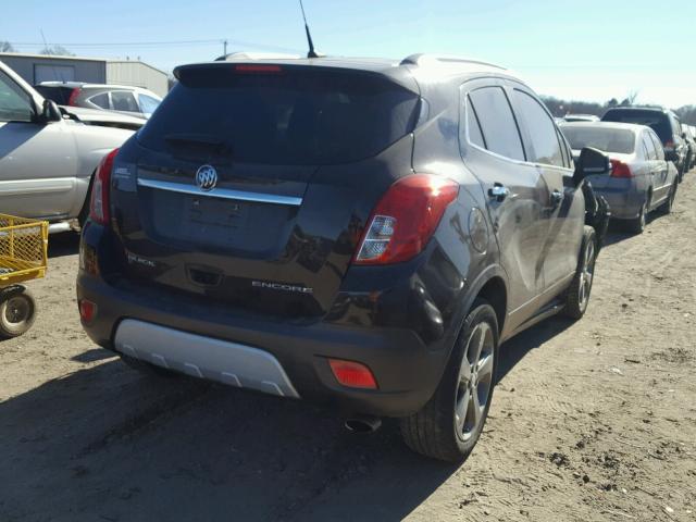 KL4CJBSB6EB617932 - 2014 BUICK ENCORE CON BURGUNDY photo 4