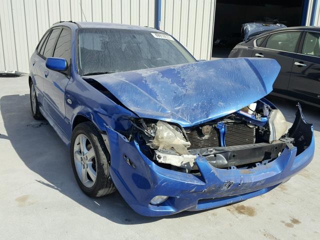 JM1BJ245131128754 - 2003 MAZDA PROTEGE PR BLUE photo 1