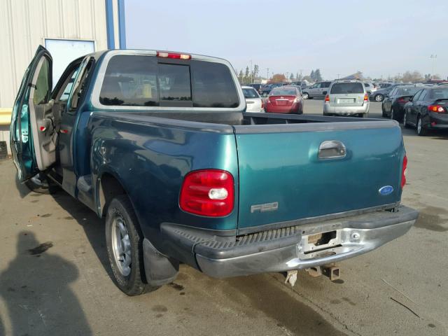 1FTDX0762VKD14851 - 1997 FORD F150 GREEN photo 3