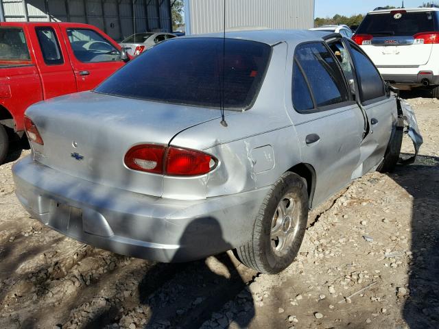 1G1JC524417127571 - 2001 CHEVROLET CAVALIER B GRAY photo 4