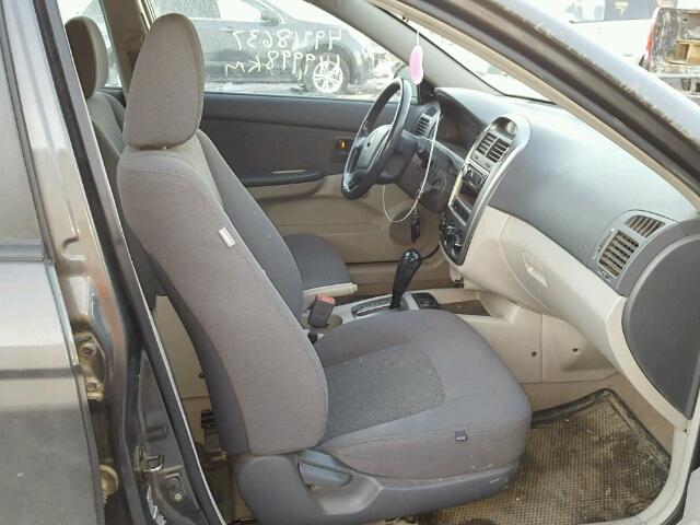 KNAFE161555144104 - 2005 KIA SPECTRA5 GRAY photo 5