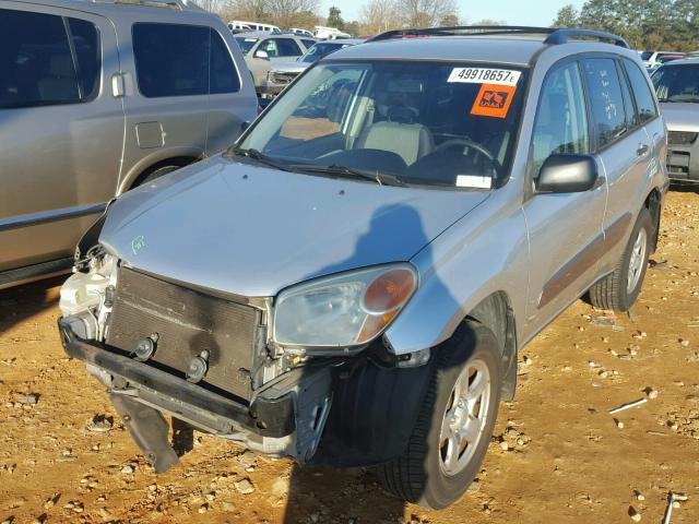 JTEHD20V850057953 - 2005 TOYOTA RAV4 SILVER photo 2