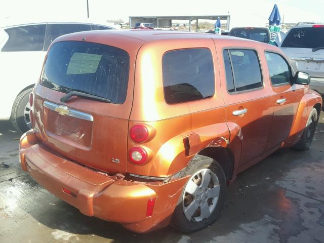 3GNDA13D06S506293 - 2006 CHEVROLET HHR LS ORANGE photo 4