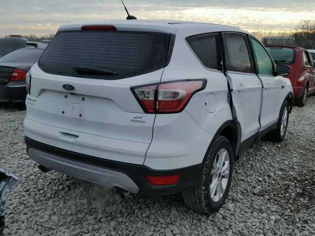 1FMCU0GD9HUE45380 - 2017 FORD ESCAPE SE WHITE photo 4