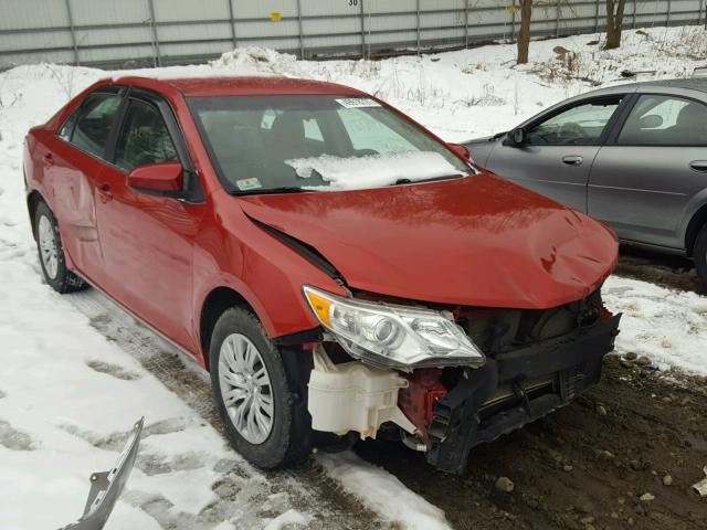 4T1BF1FK2CU575683 - 2012 TOYOTA CAMRY BASE RED photo 1