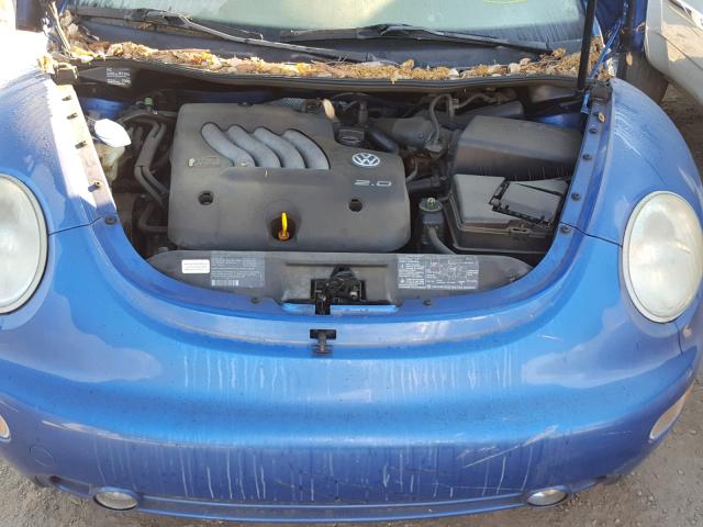 3VWCC21C4XM463000 - 1999 VOLKSWAGEN NEW BEETLE 蓝色 照片 7