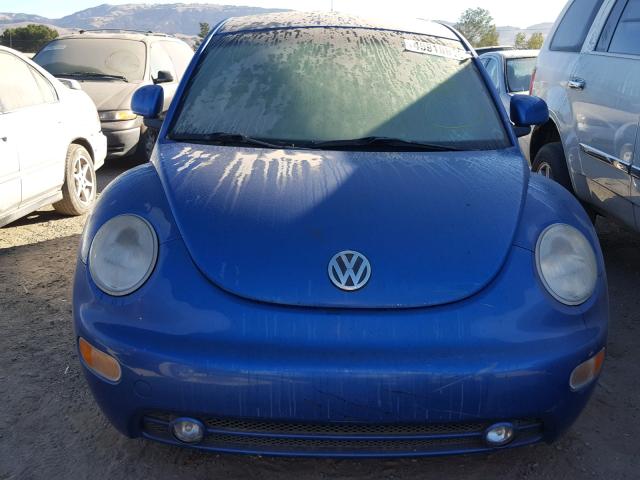 3VWCC21C4XM463000 - 1999 VOLKSWAGEN NEW BEETLE 蓝色 照片 9