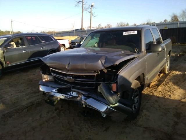 2GCEC13VX61321146 - 2006 CHEVROLET SILVERADO GRAY photo 2