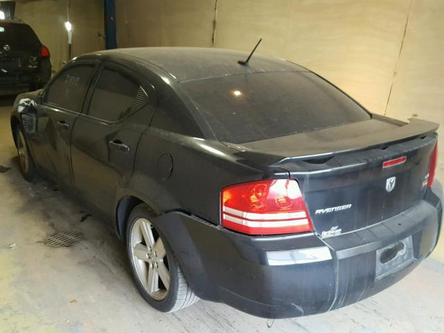 1B3LC56R68N278943 - 2008 DODGE AVENGER SX BLACK photo 3