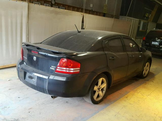 1B3LC56R68N278943 - 2008 DODGE AVENGER SX BLACK photo 4